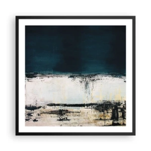 Poster in een zwarte lijst - Horizontale compositie - 60x60 cm