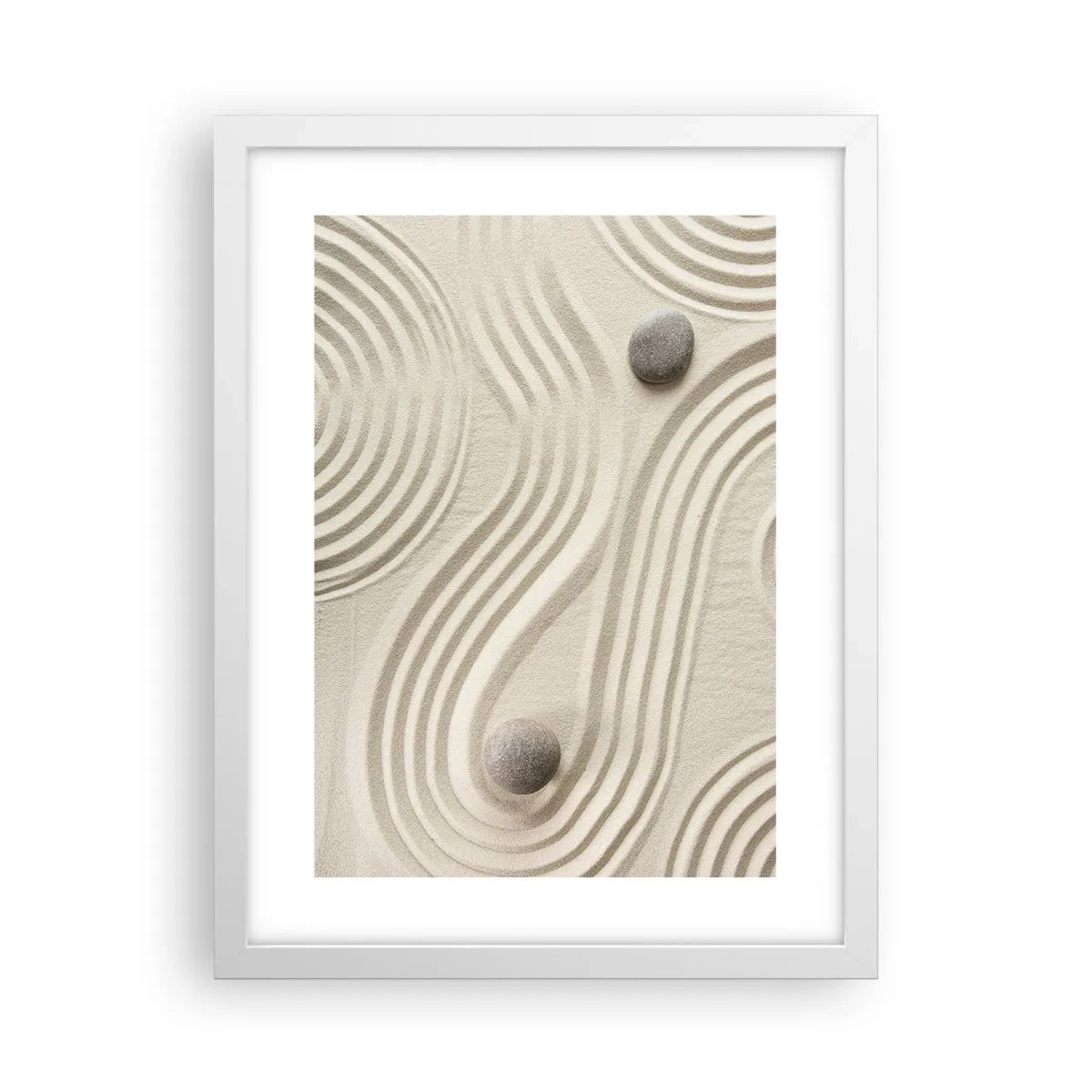 Poster in een witte lijst - Een vleugje warmte - 30x40 cm