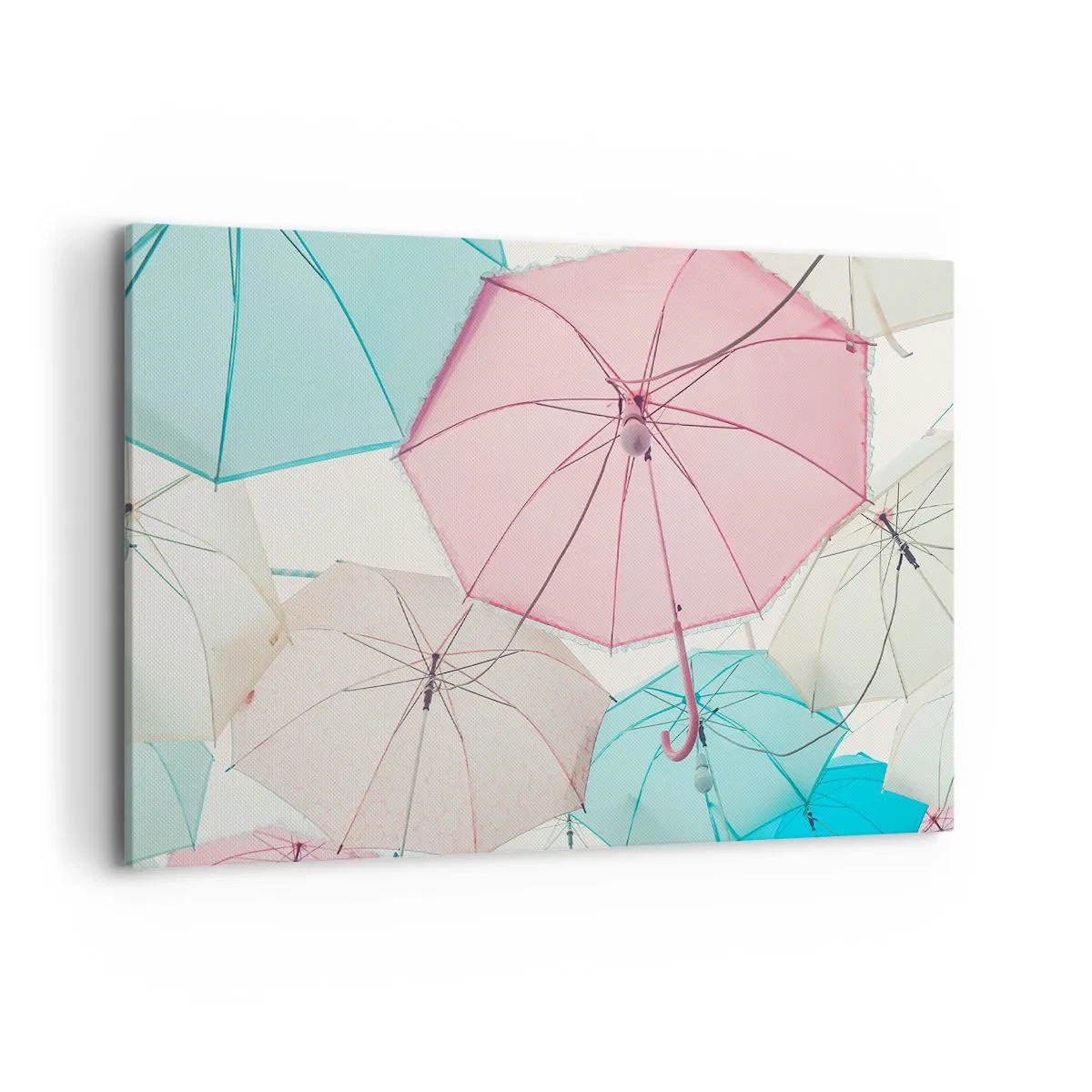 Schilderen op canvas - Soms zon, soms regen - 120x80 cm