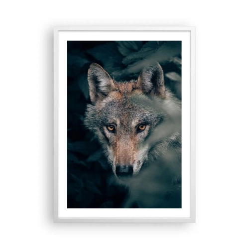 Poster in een witte lijst - Jager - 50x70 cm