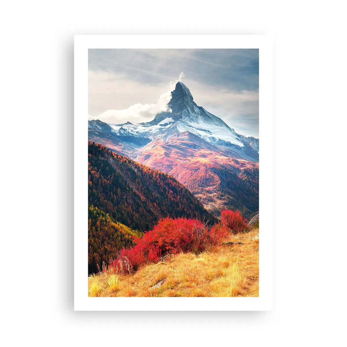 Poster - Alpiene herfst - 50x70 cm
