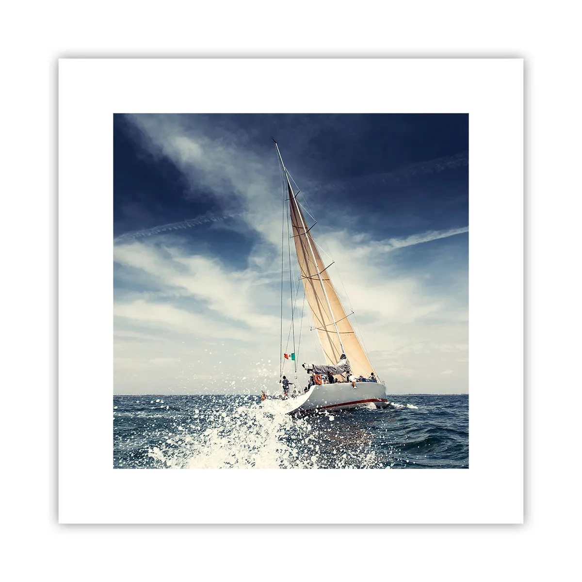 Poster - Ze halen ons niet in! - 30x30 cm