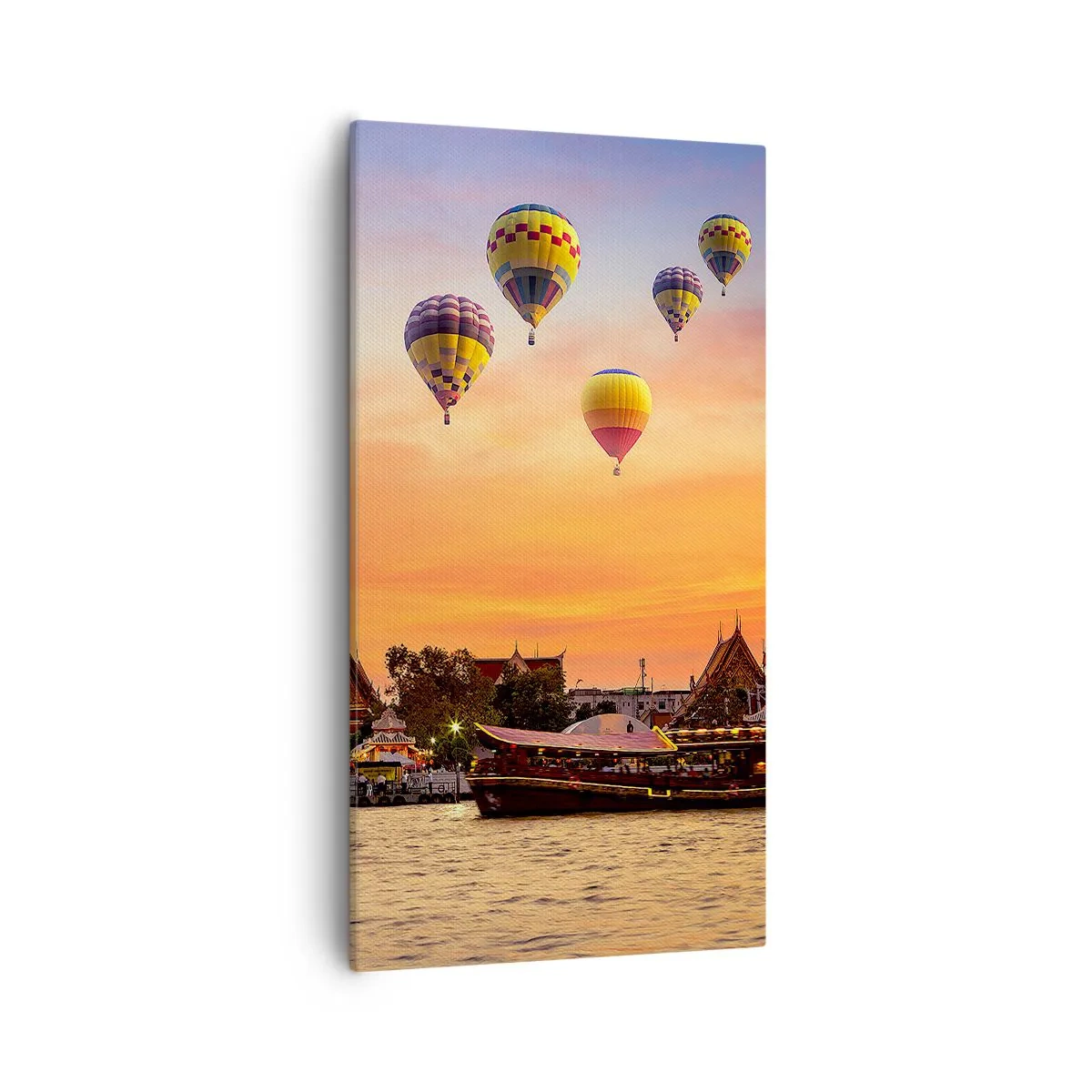 Schilderen op canvas - Hier worden sprookjes geboren - 55x100 cm