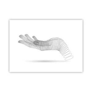 Poster - Veerkrachtige hand - 70x50 cm