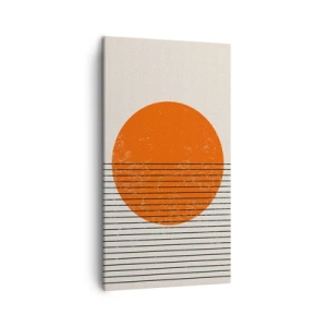 Schilderen op canvas - Altijd de zon - 45x80 cm