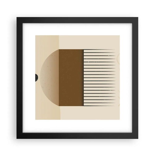 Poster in een zwarte lijst - verschillende staten - 30x30 cm