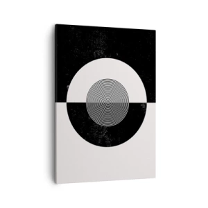 Schilderen op canvas - Harmonie in zwart-wit - 50x70 cm