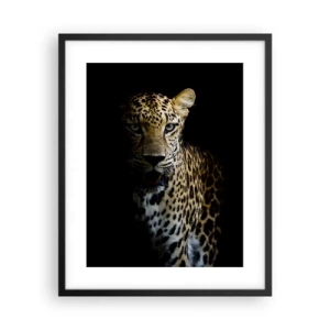 Poster in een zwarte lijst - Donkere schoonheid - 40x50 cm