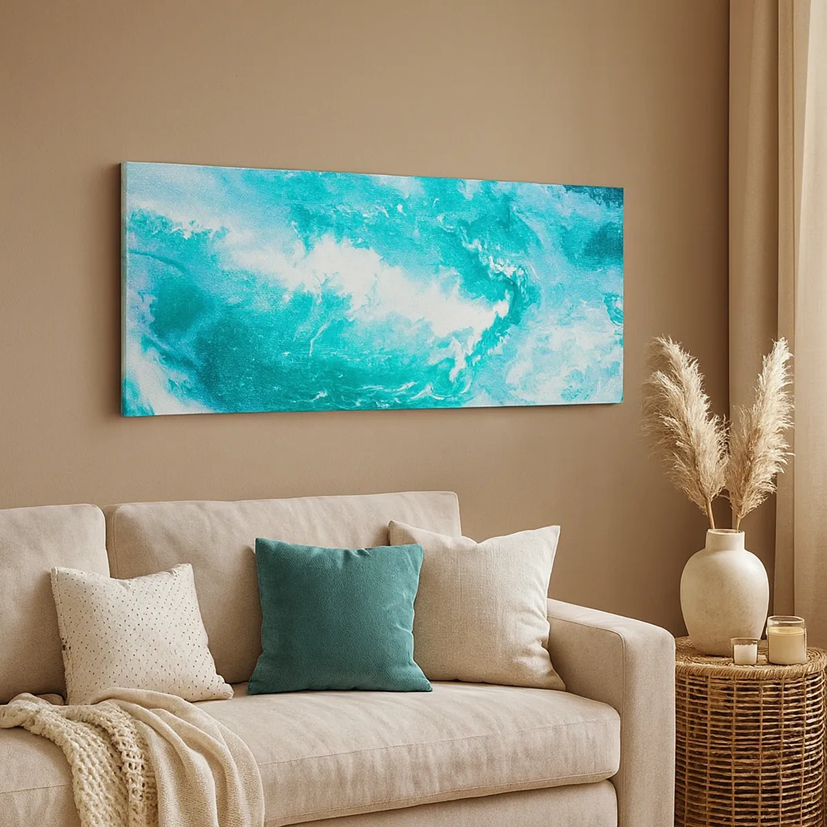 Schilderen op canvas - In de kern van het element - 30x30 cm