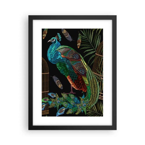 Poster in een zwarte lijst - In koninklijke gewaden - 30x40 cm