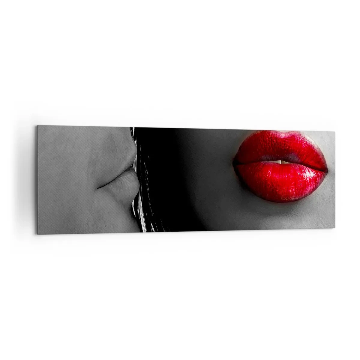 Schilderen op canvas - Oog in oog - 160x50 cm