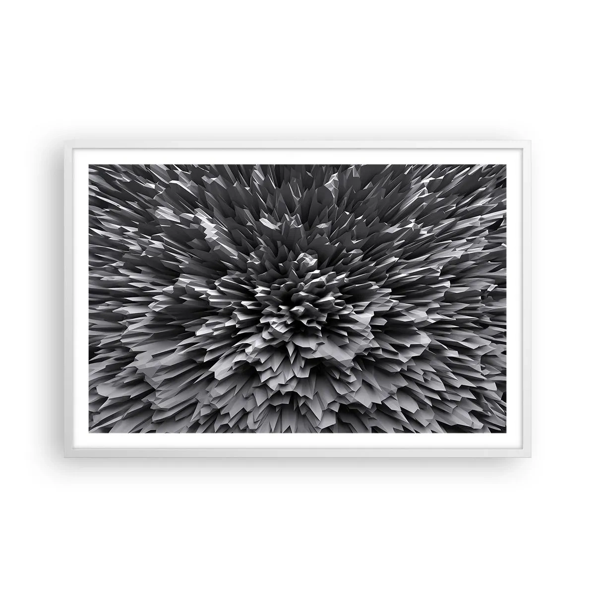 Poster in een witte lijst - Strikter kan het niet - 91x61 cm
