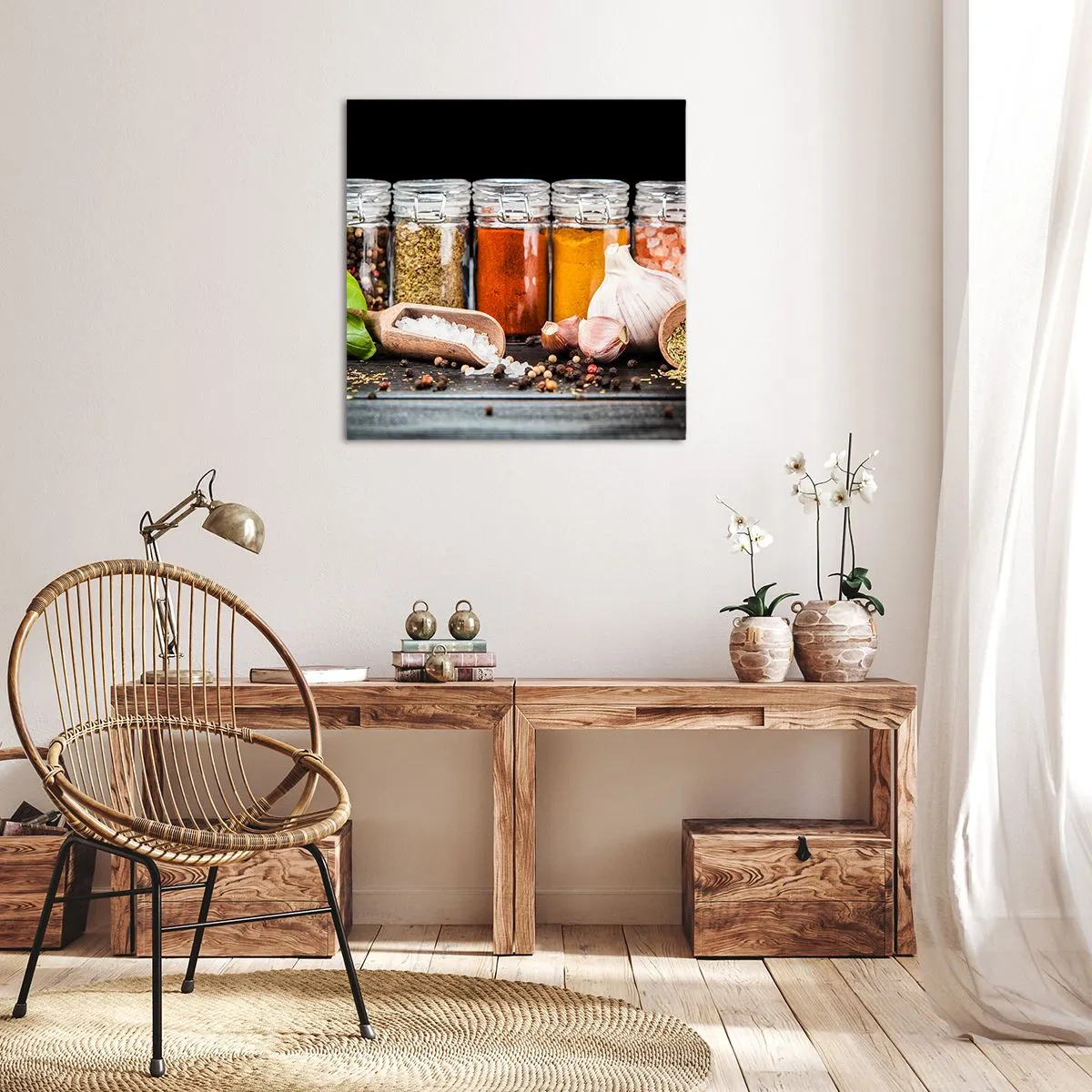 Schilderen op canvas - Zodat het leven smaak heeft - 30x30 cm