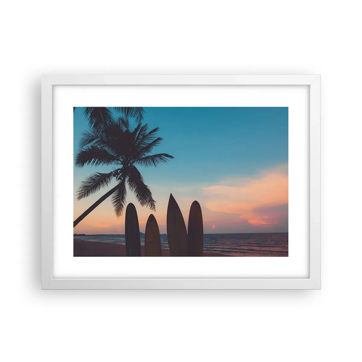 Poster in een witte lijst - Morgen wordt ook leuk - 40x30 cm