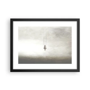 Poster in een zwarte lijst - Een kind in ons - 40x30 cm