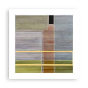 Poster - Eenvoudig en rustig - 40x40 cm