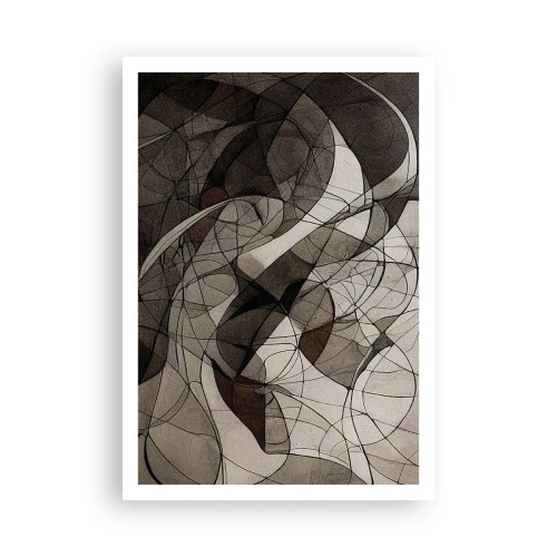 Poster - Circulatie van aardekleuren - 70x100 cm