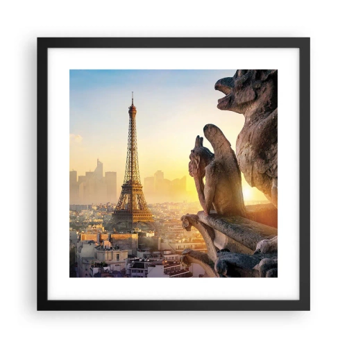 Poster in een zwarte lijst - Er is veel veranderd... - 40x40 cm