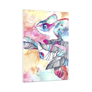 Schilderen op glas - Zo kleurrijk als onze wereld - 50x70 cm