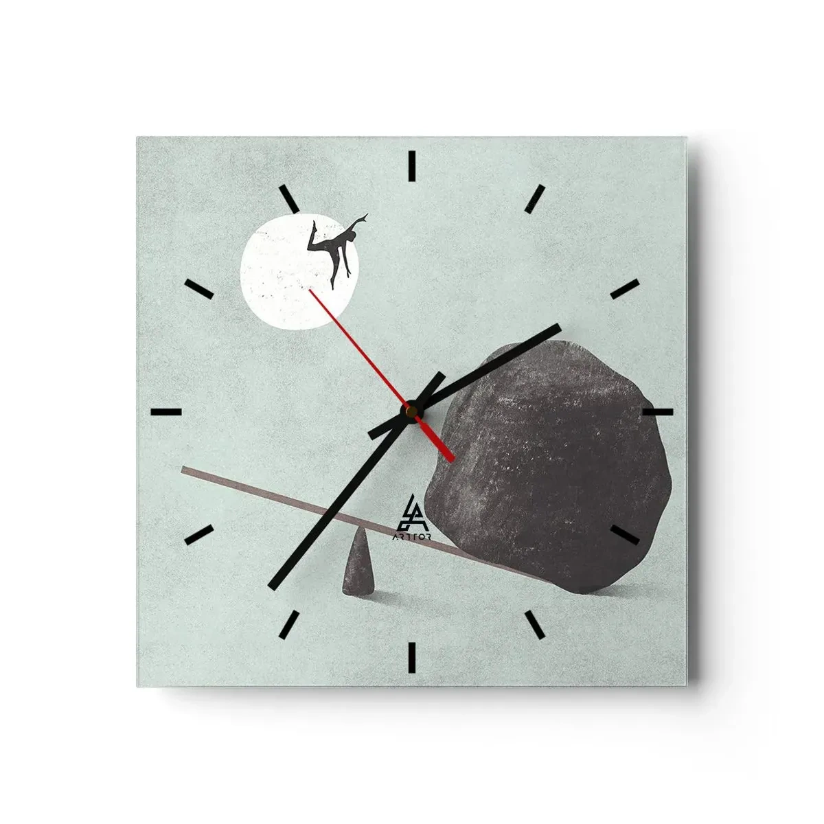 Wandklok - Klok - Vervulde dromen - 30x30 cm