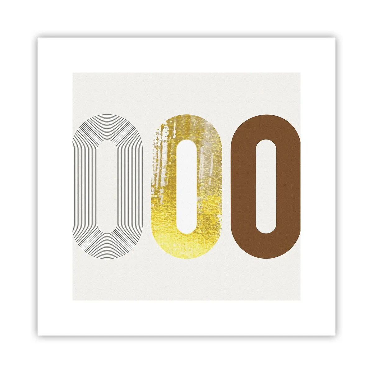 Poster - Oooo! - 30x30 cm