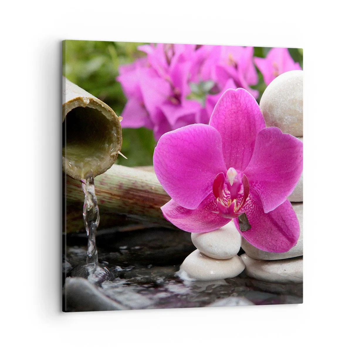 Schilderen op canvas - Je bent al aan het rusten - 50x50 cm