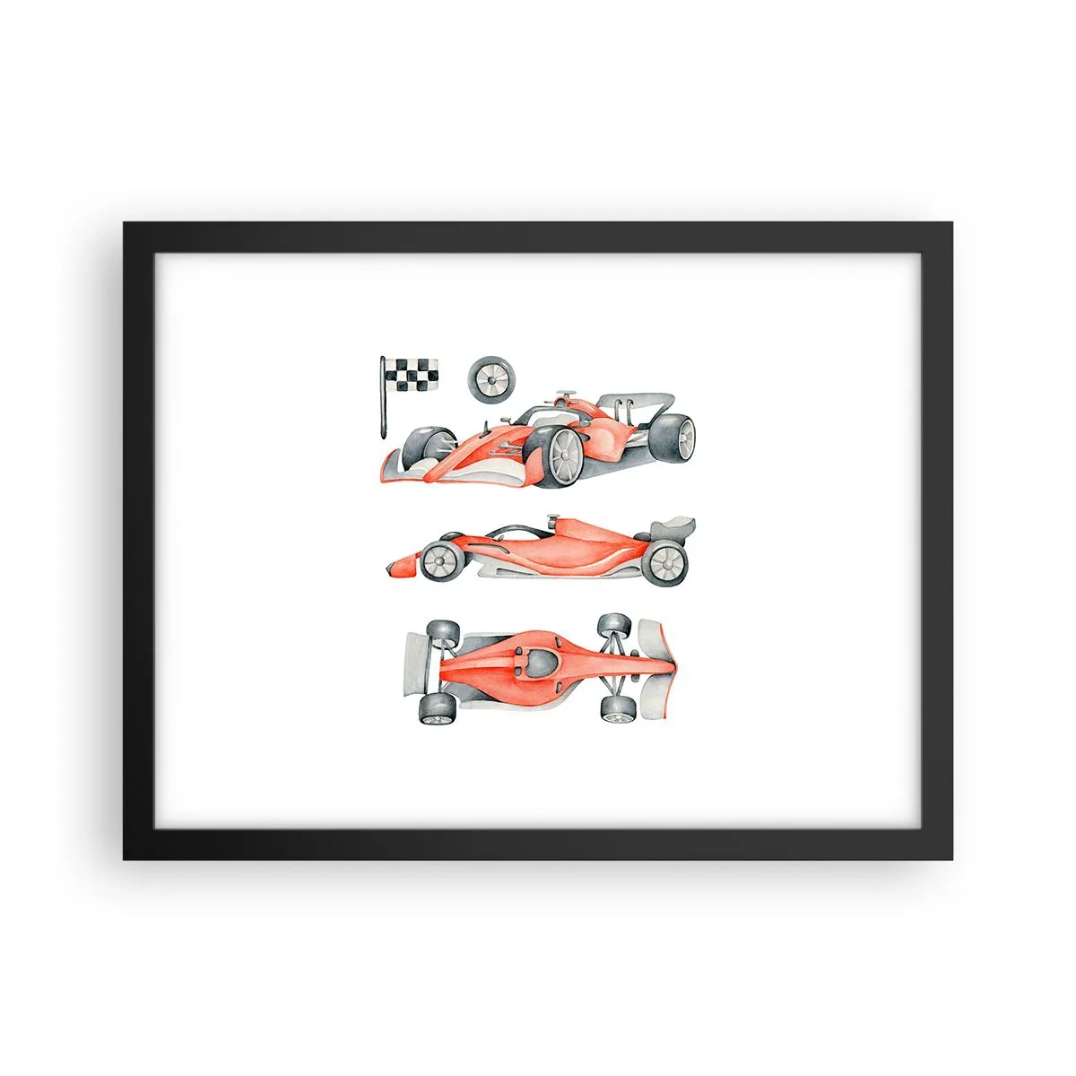 Poster in een zwarte lijst - Jaag je droom na - 40x30 cm