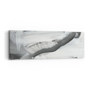 Schilderen op canvas - Een beslissende beweging - 90x30 cm