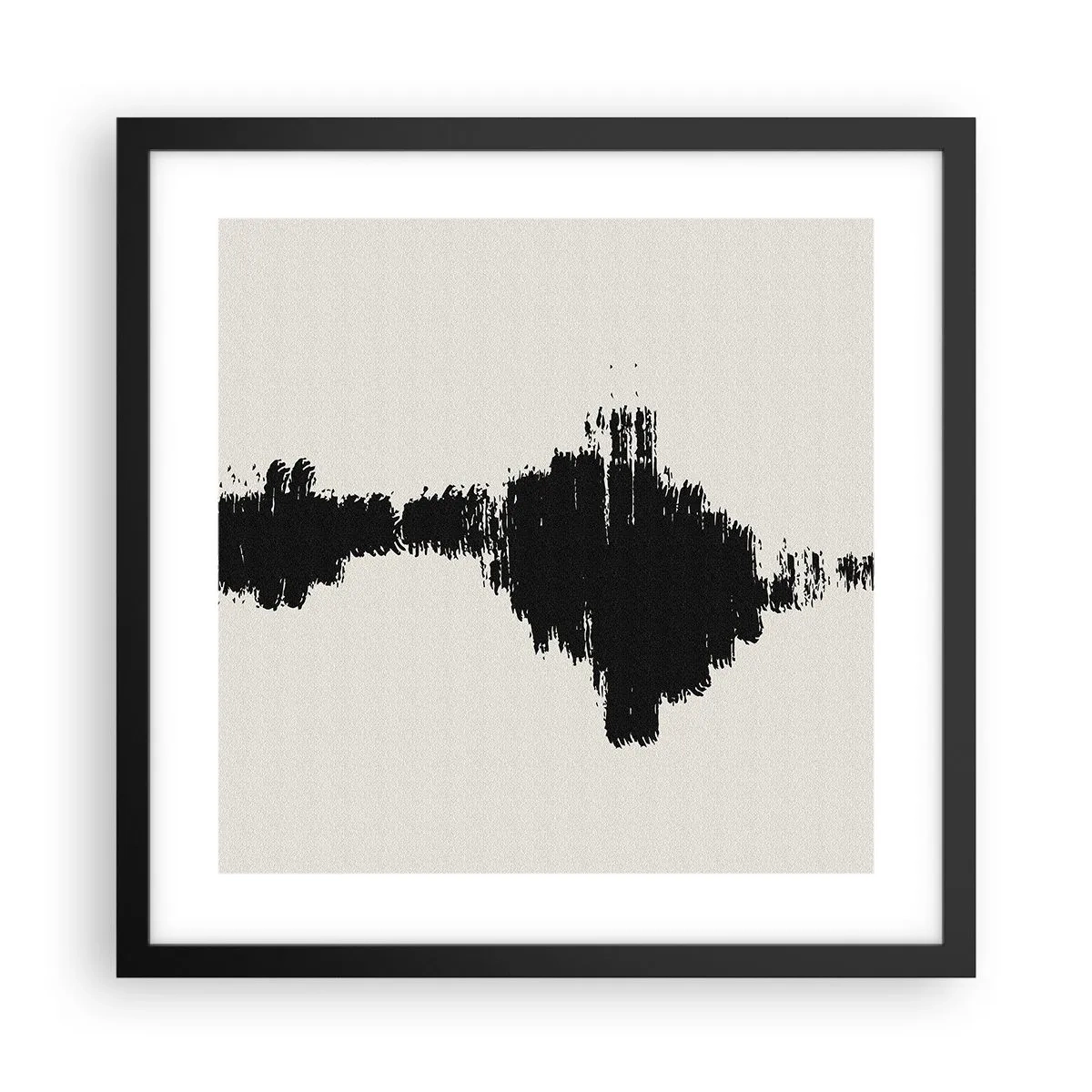 Poster in een zwarte lijst - Trillingen van verbeelding - 40x40 cm