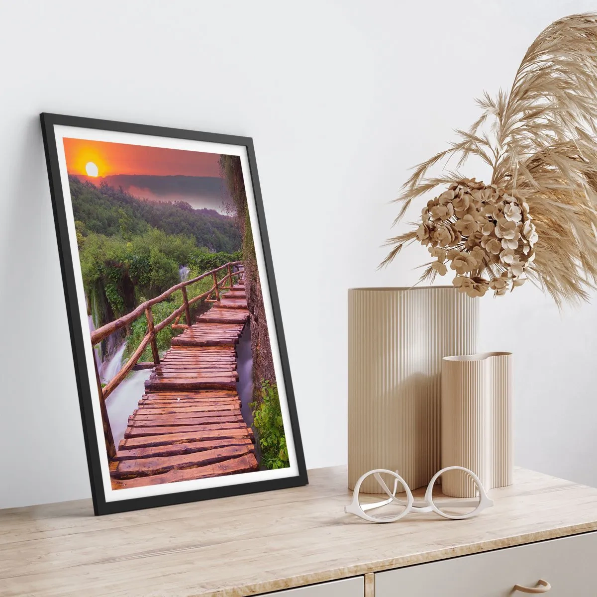 Poster in een zwarte lijst - Ongelooflijke schoonheid - 30x40 cm