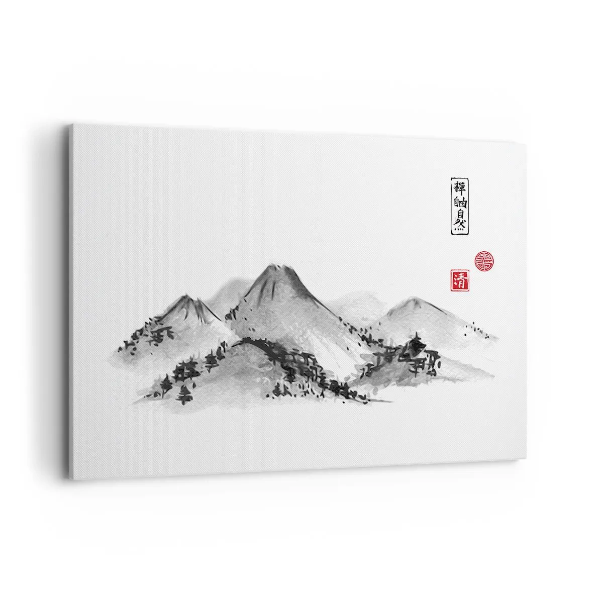 Schilderen op canvas - Oneindige verte - 100x70 cm