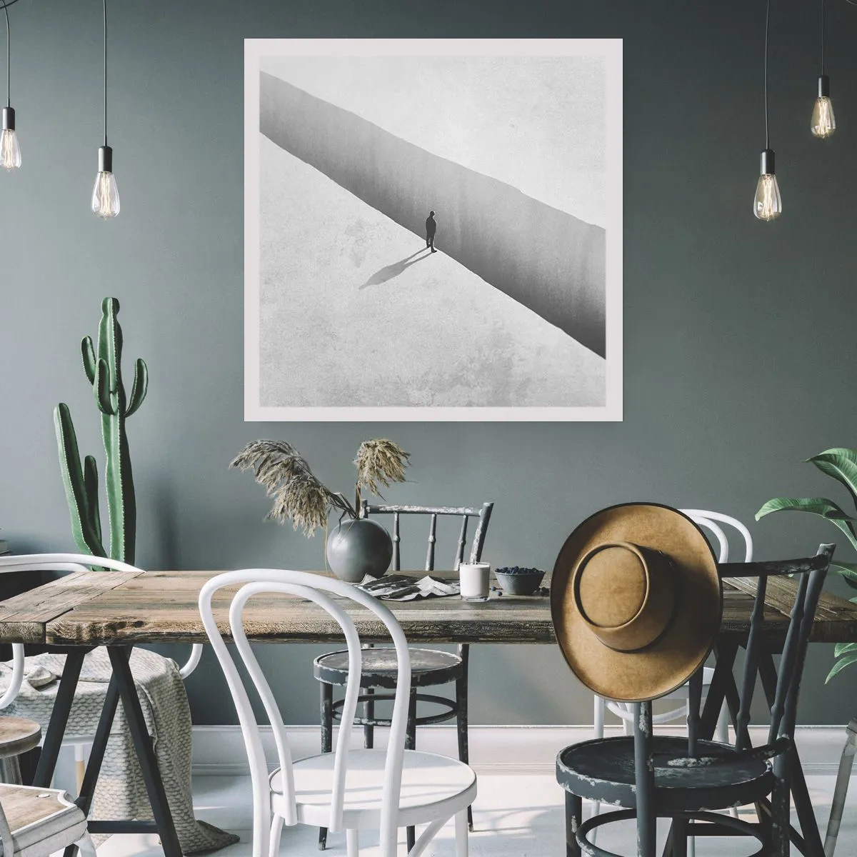 Poster - Een duidelijk doel - 40x40 cm