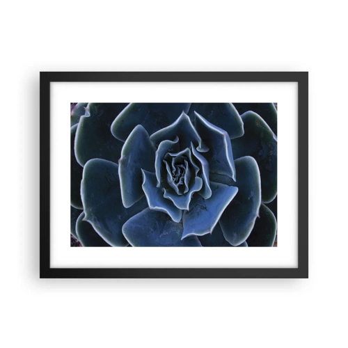 Poster in een zwarte lijst - Woestijn bloem - 40x30 cm