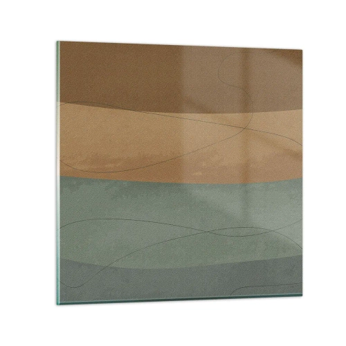 Schilderen op glas - Horizontale compositie - 30x30 cm