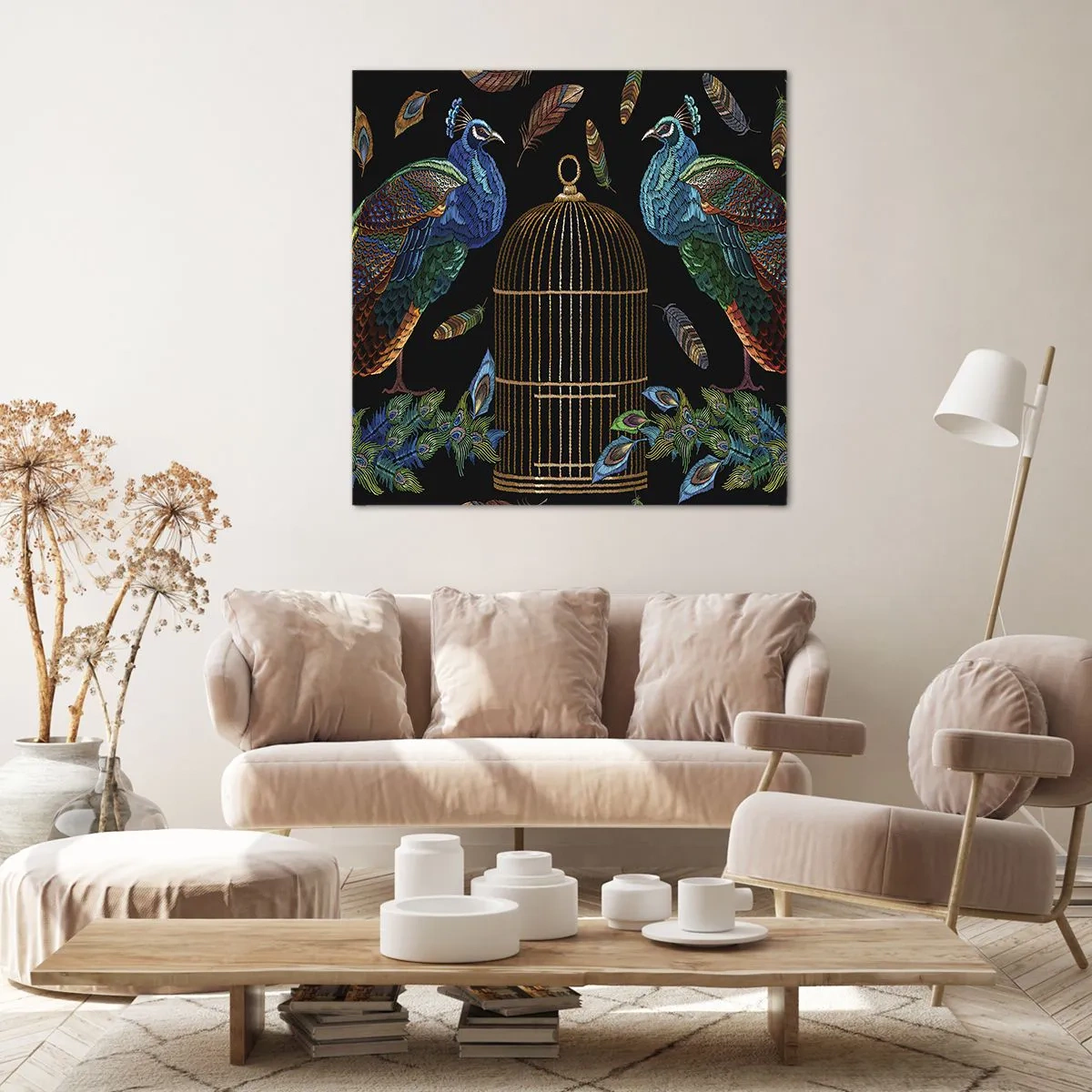 Schilderen op canvas - In koninklijke gewaden - 30x30 cm