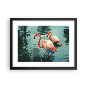 Poster in een zwarte lijst - We zijn nu in de mode - 40x30 cm