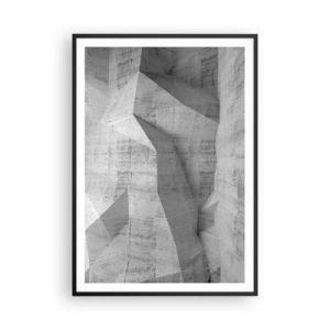 Poster in een zwarte lijst - Een echte uitdaging - 70x100 cm