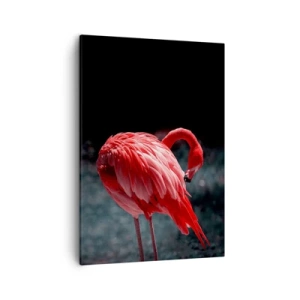 Schilderen op canvas - Een karmozijnrood gedicht van de natuur - 50x70 cm