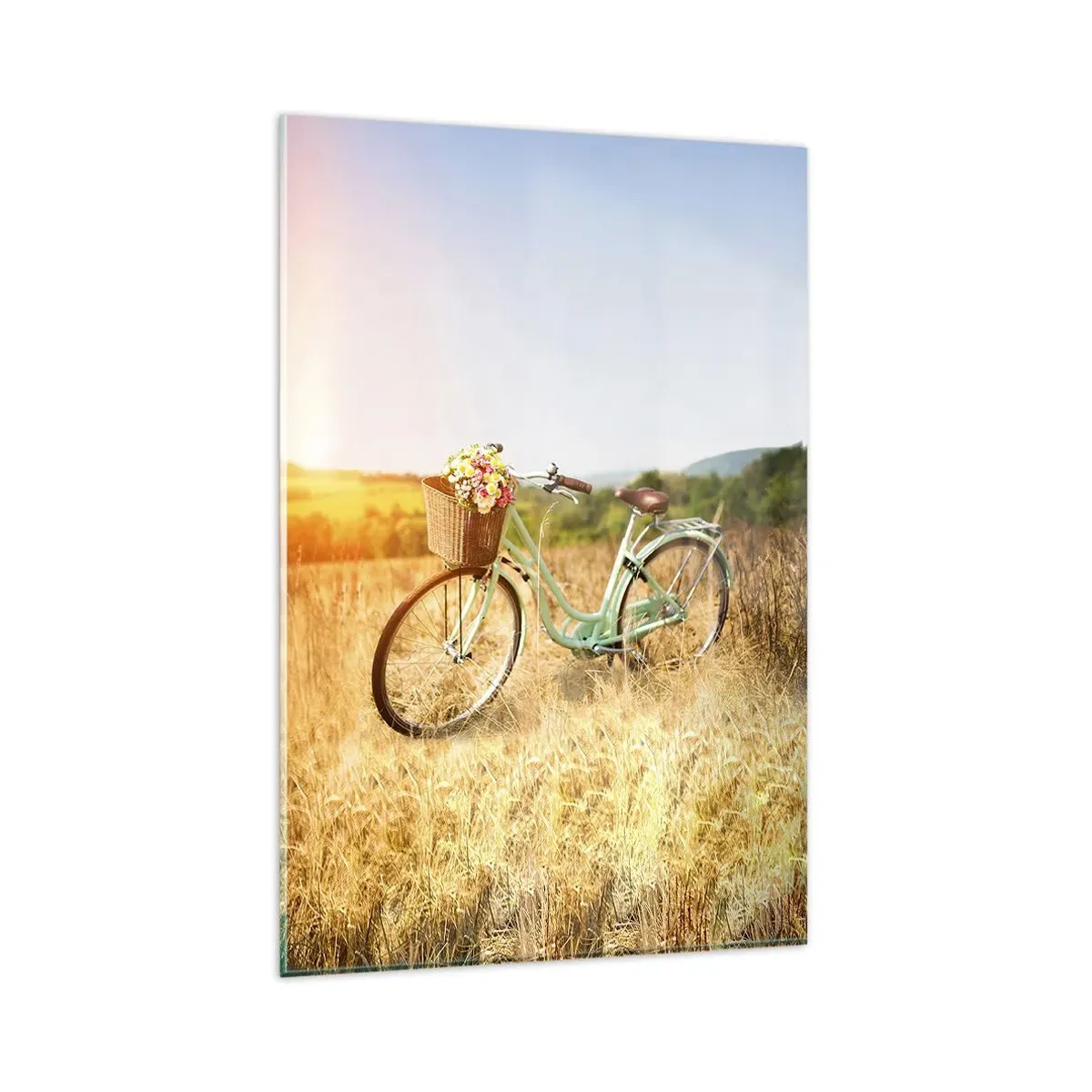 Schilderen op glas - Ik blijf hier nog even - 80x120 cm