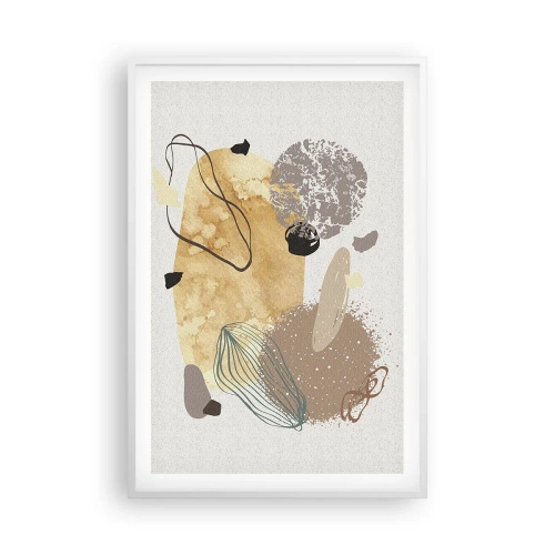 Poster in een witte lijst - Toegepaste plumcologie - 61x91 cm