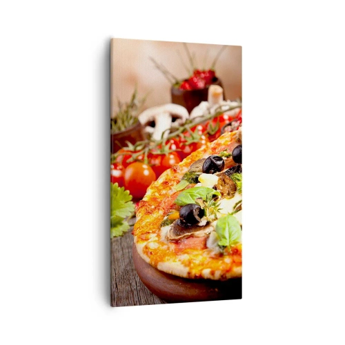 Schilderen op canvas - Van de tellurische ingrediënten - 55x100 cm