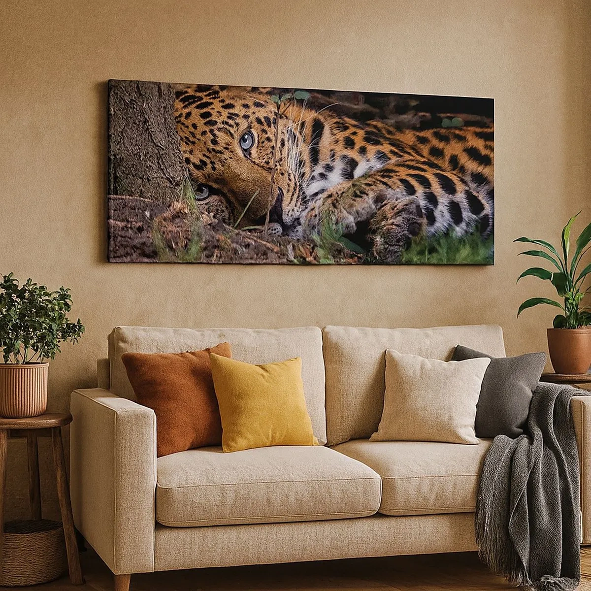 Schilderen op canvas - Geloof me - 100x40 cm