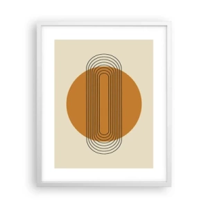 Poster in een witte lijst - Perfect plan - 40x50 cm