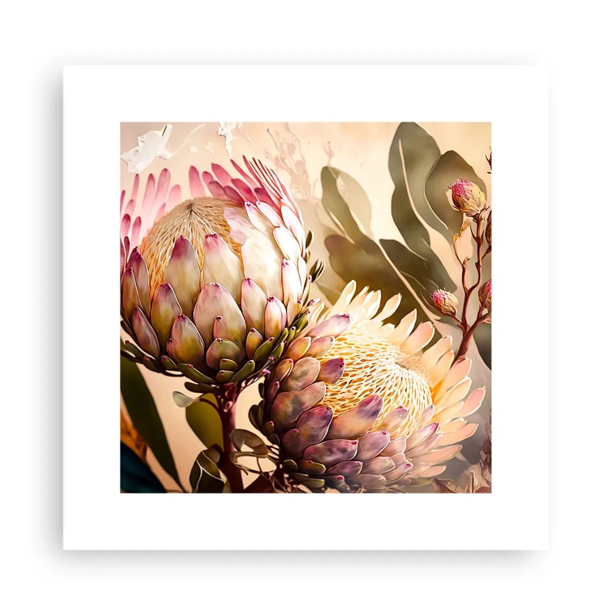 Poster - Teeder omarmd - 30x30 cm