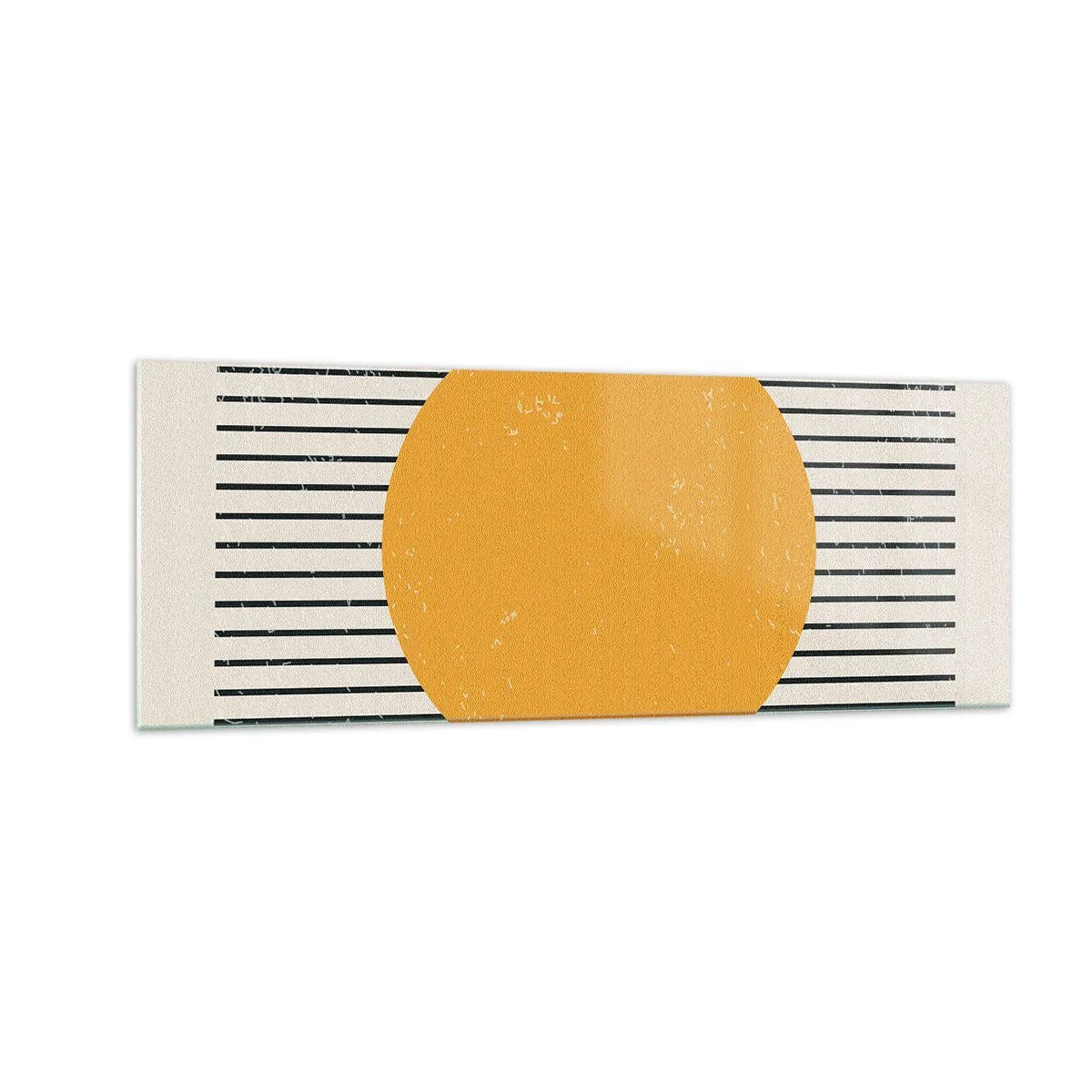 Schilderen op glas - De kracht van eenvoud - 140x50 cm