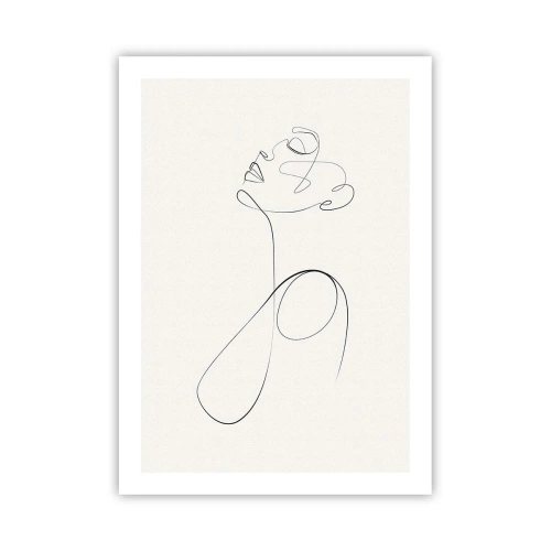 Poster - Loopt in dromen - 50x70 cm