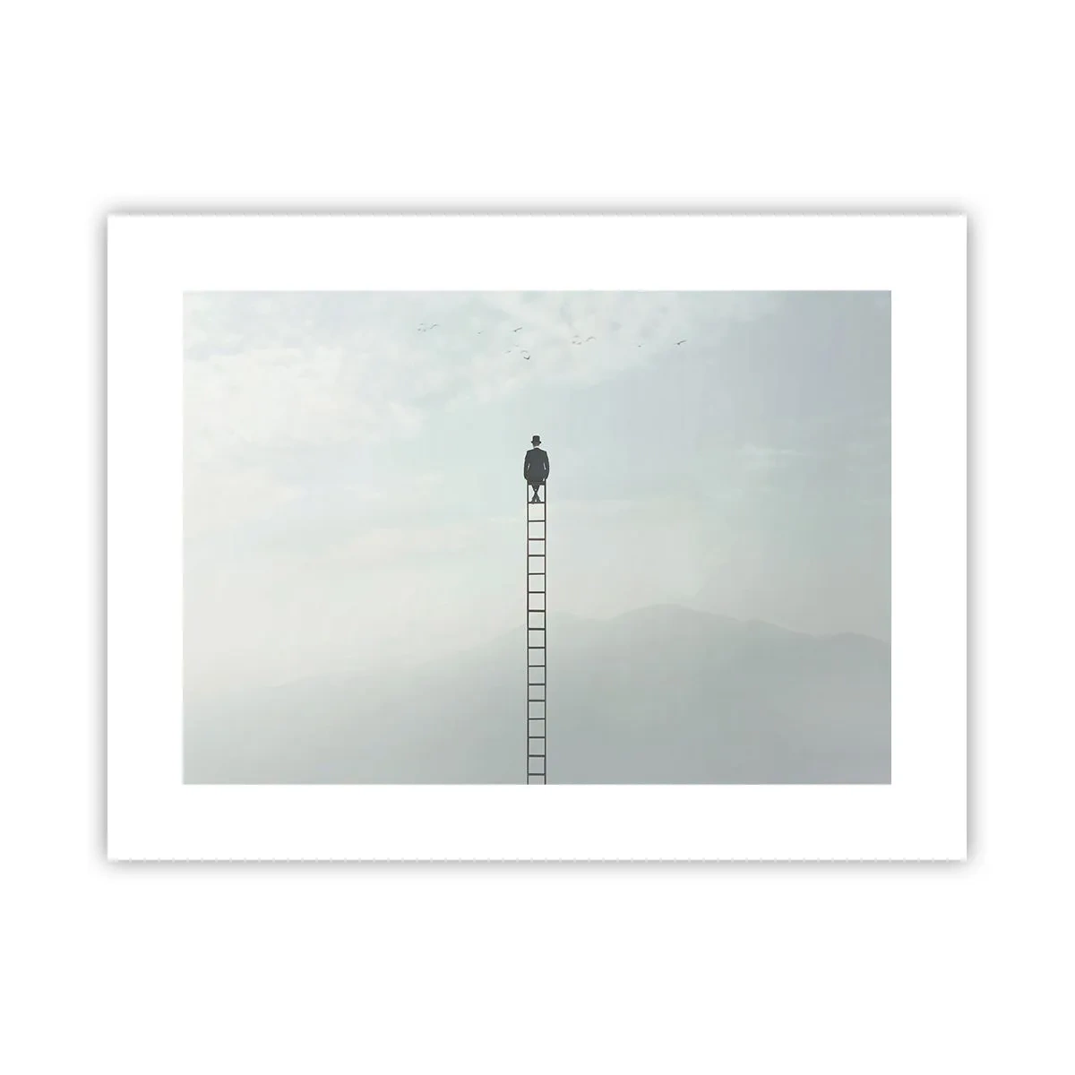 Poster - Stap verder op! - 40x30 cm