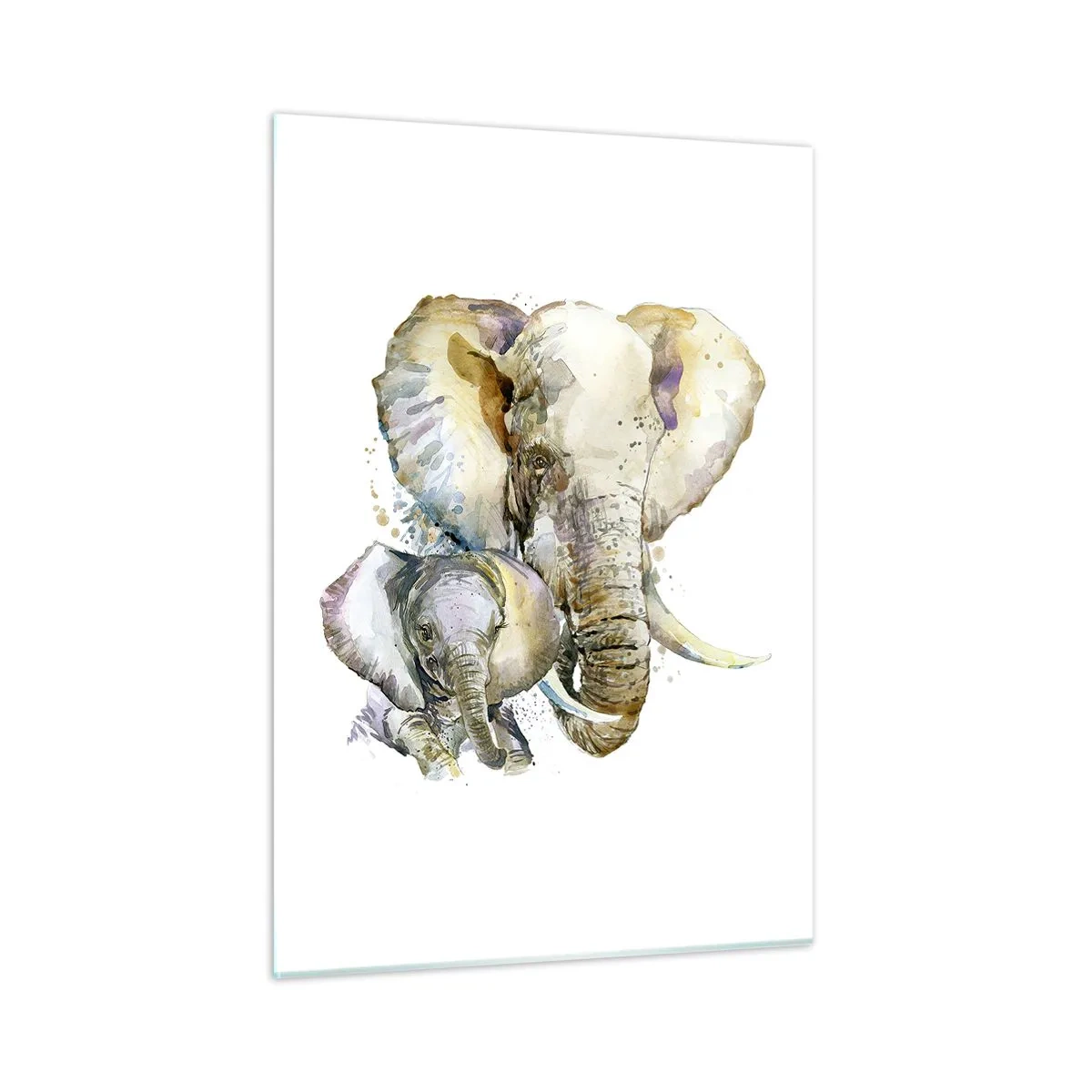 Schilderen op glas - Er gaat niets boven mama - 50x70 cm
