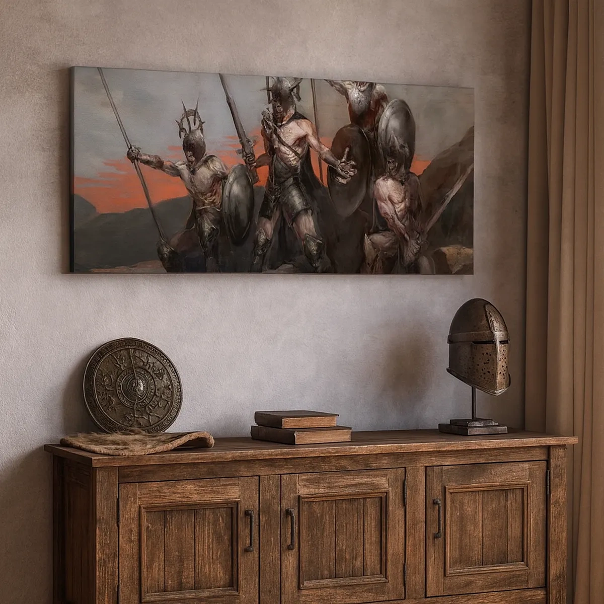 Schilderen op canvas - Met of op een schild - 30x30 cm