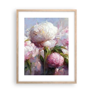 Een poster in een licht eiken lijst - Een boeket vol leven - 40x50 cm